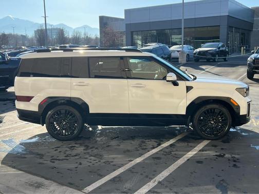 White 2026 Hyundai SANTA FE HEV Calligraphy
