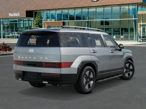Shimmering Silver 2026 Hyundai SANTA FE HEV SEL