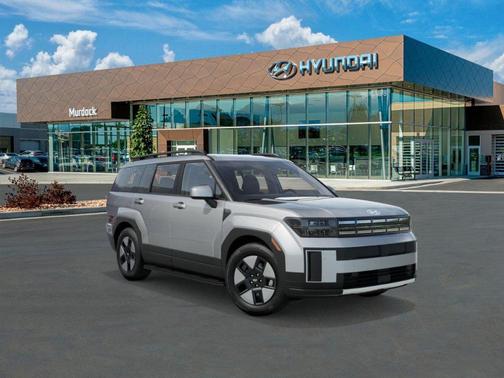 Shimmering Silver 2026 Hyundai SANTA FE HEV SEL
