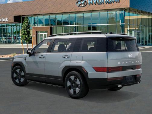 Shimmering Silver 2026 Hyundai SANTA FE HEV SEL