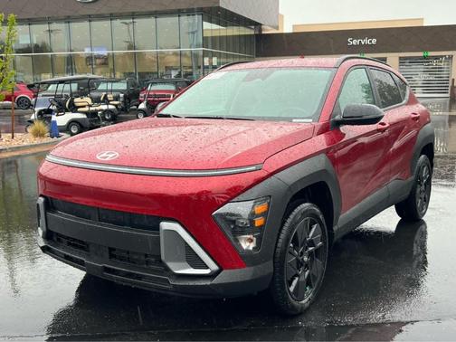 Red Metallic 2026 Hyundai KONA SEL Sport