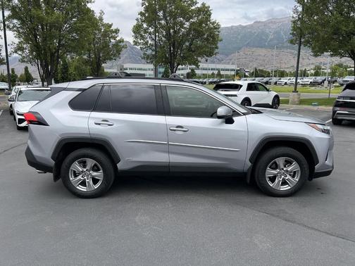 Silver Sky Metallic 2024 Toyota RAV4 Hybrid XLE