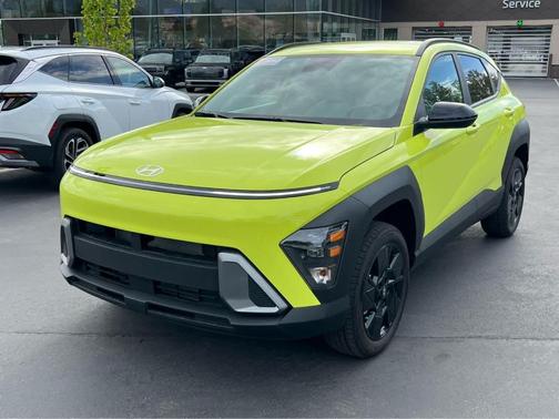 Yellow 2026 Hyundai KONA SEL Sport