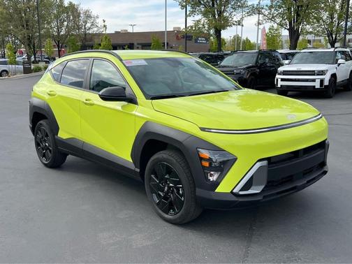 Yellow 2026 Hyundai KONA SEL Sport