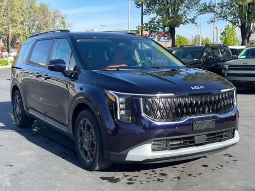 Deep Chroma Blue 2025 Kia Carnival Hybrid EX