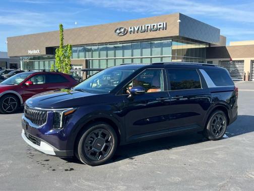 Deep Chroma Blue 2025 Kia Carnival Hybrid EX