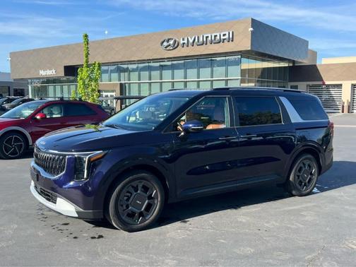 Deep Chroma Blue 2025 Kia Carnival Hybrid EX