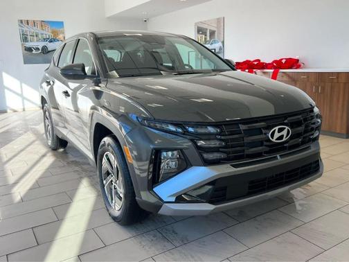 Amazon Gray 2026 Hyundai TUCSON Hybrid Blue SE