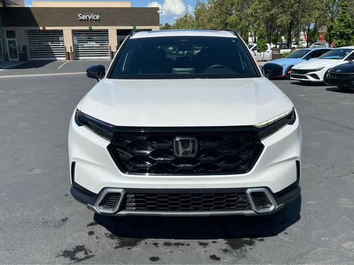 Platinum White Pearl 2025 Honda CR-V Hybrid Sport Touring