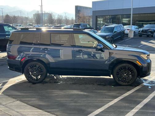 Atlantic Blue 2026 Hyundai SANTA FE HEV Calligraphy