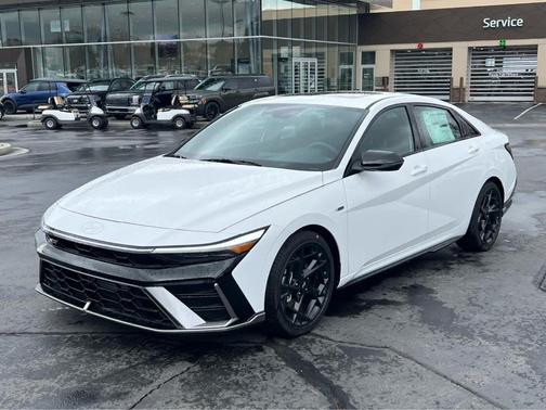 White 2026 Hyundai ELANTRA N Line