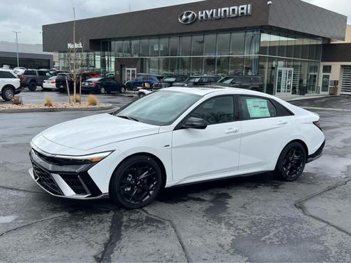 White 2026 Hyundai ELANTRA N Line