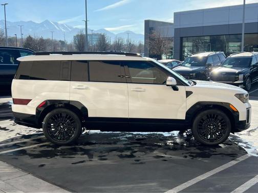 White 2026 Hyundai SANTA FE HEV Calligraphy