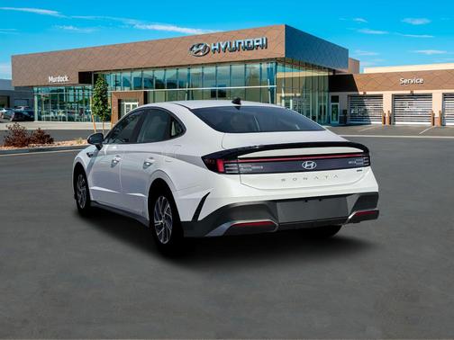 White 2026 Hyundai SONATA Hybrid Blue