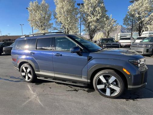 Atlantic Blue 2026 Hyundai SANTA FE HEV Limited
