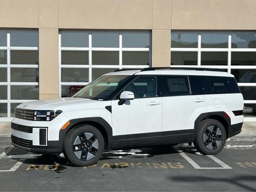 White 2026 Hyundai SANTA FE HEV SEL