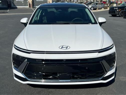 White 2026 Hyundai SONATA Hybrid Limited