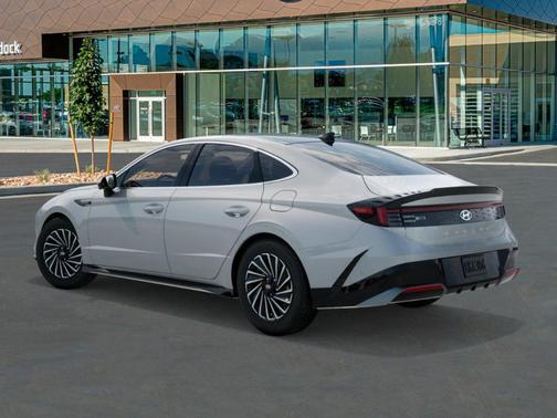 White 2026 Hyundai SONATA Hybrid Limited