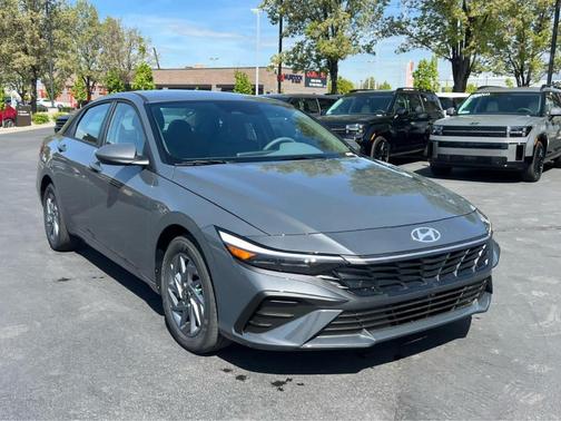 Gray 2026 Hyundai ELANTRA HEV Blue