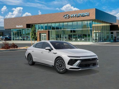 White 2026 Hyundai SONATA Hybrid Limited
