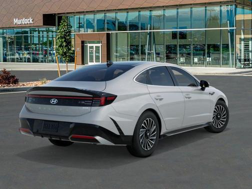White 2026 Hyundai SONATA Hybrid Limited