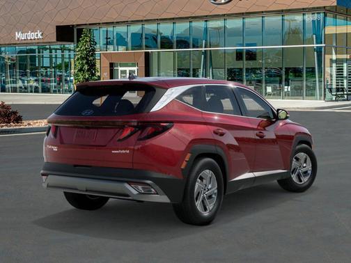 Red 2026 Hyundai TUCSON Hybrid Blue SE