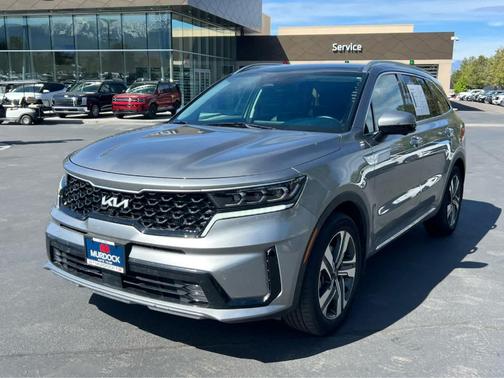 Steel Gray 2024 Kia Sorento Plug-In Hybrid SX Prestige