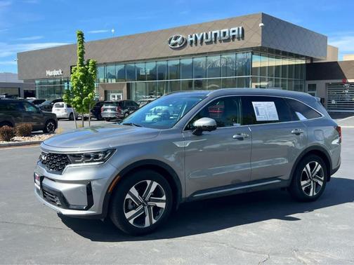 Steel Gray 2024 Kia Sorento Plug-In Hybrid SX Prestige