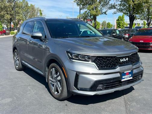 Steel Gray 2024 Kia Sorento Plug-In Hybrid SX Prestige