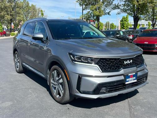 Steel Gray 2024 Kia Sorento Plug-In Hybrid SX Prestige