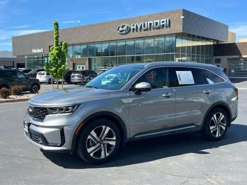Steel Gray 2024 Kia Sorento Plug-In Hybrid SX Prestige