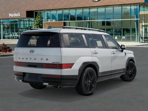 White 2026 Hyundai SANTA FE HEV Calligraphy