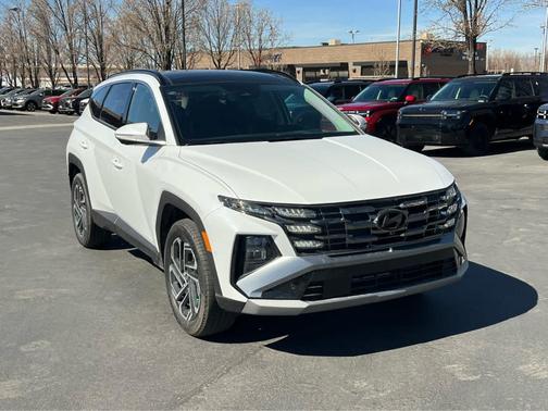 White 2026 Hyundai TUCSON Hybrid Limited