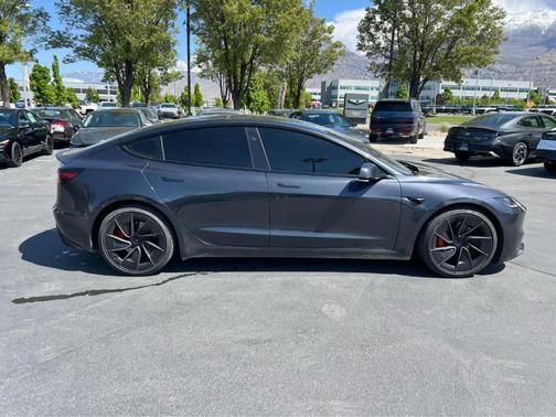 Stealth Gray 2024 Tesla Model 3 Performance