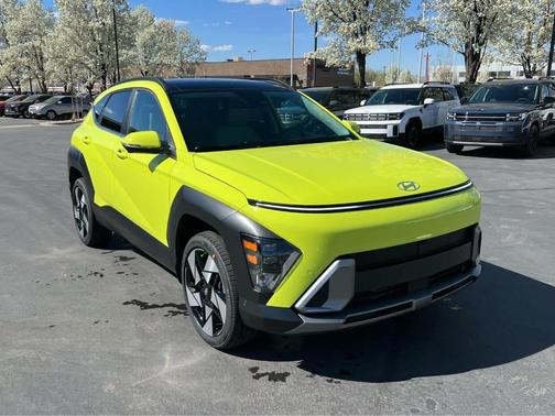 Yellow 2026 Hyundai KONA Limited