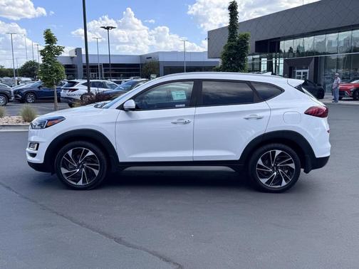 Dazzling White 2019 Hyundai TUCSON Sport