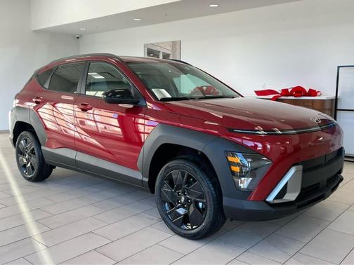 Red Metallic 2026 Hyundai KONA SEL Sport