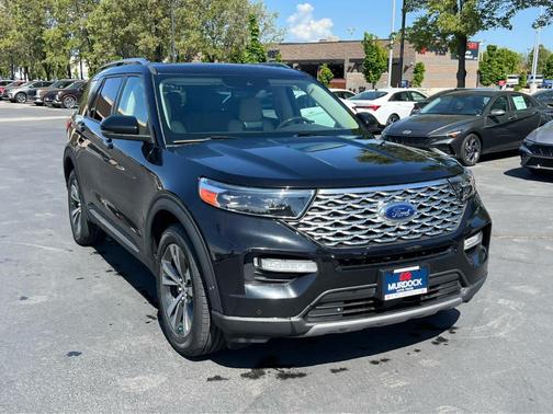 Agate Black Metallic 2020 Ford Explorer Platinum