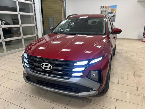 Red 2026 Hyundai TUCSON Hybrid SEL