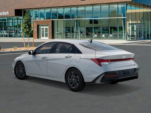 White 2026 Hyundai ELANTRA HEV Blue