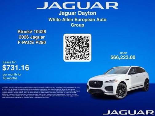 2026 Jaguar F-PACE P250 R-Dynamic S