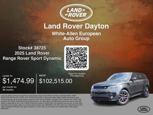 2025 Land Rover Range Rover Sport P400 Dynamic SE