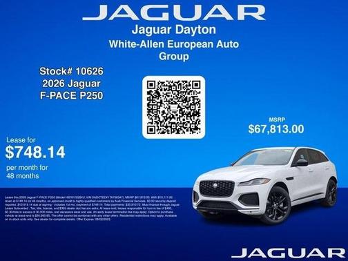 2026 Jaguar F-PACE P250 R-Dynamic S