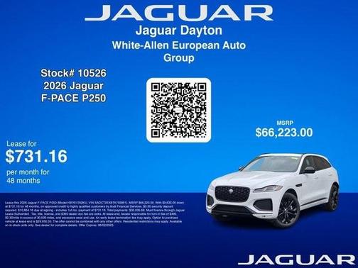 2026 Jaguar F-PACE P250 R-Dynamic S