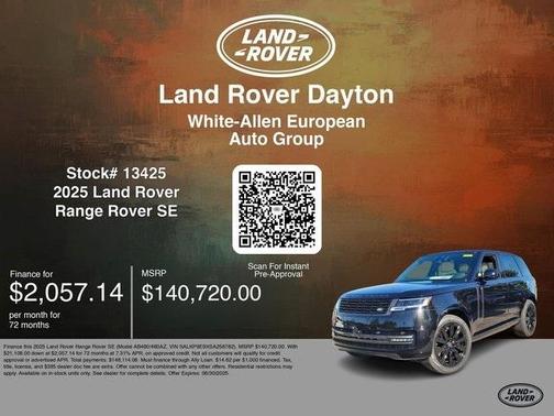 2025 Land Rover Range Rover P530 SE