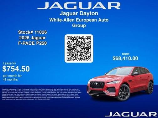 2026 Jaguar F-PACE P250 R-Dynamic S