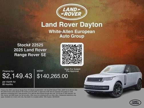 2025 Land Rover Range Rover P550e SE