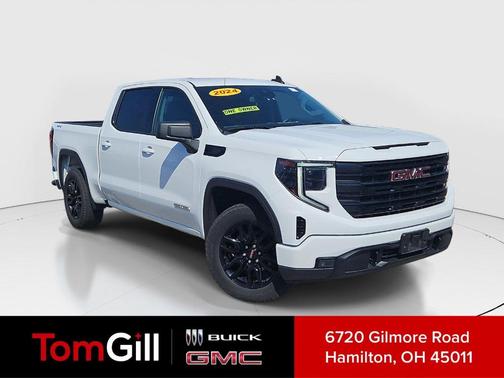 Summit White 2024 GMC Sierra 1500 Elevation