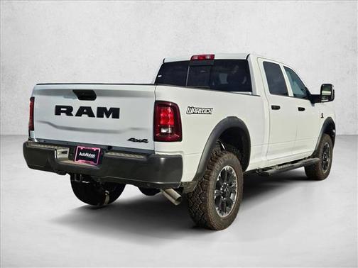 Bright White Clearcoat 2026 RAM 2500 Warlock Crew Cab 4x4 6'4' Box