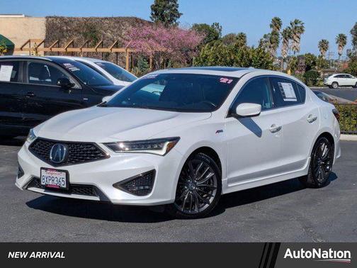 Platinum White Pearl 2021 Acura ILX Premium & A-SPEC Packages
